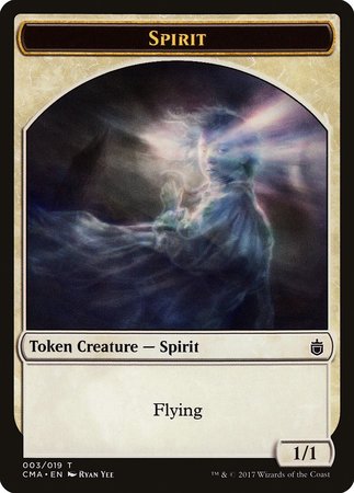 Spirit Token (003) [Commander Anthology Tokens] | Empire Gaming NC