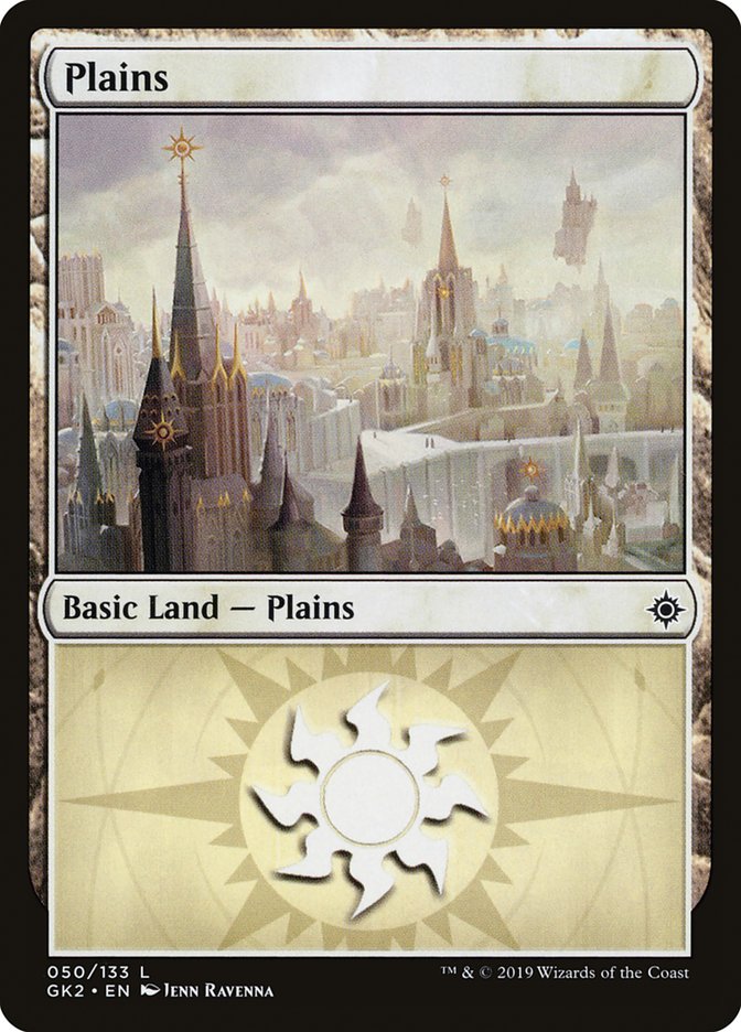 Plains (50) [Ravnica Allegiance Guild Kit] | Empire Gaming NC