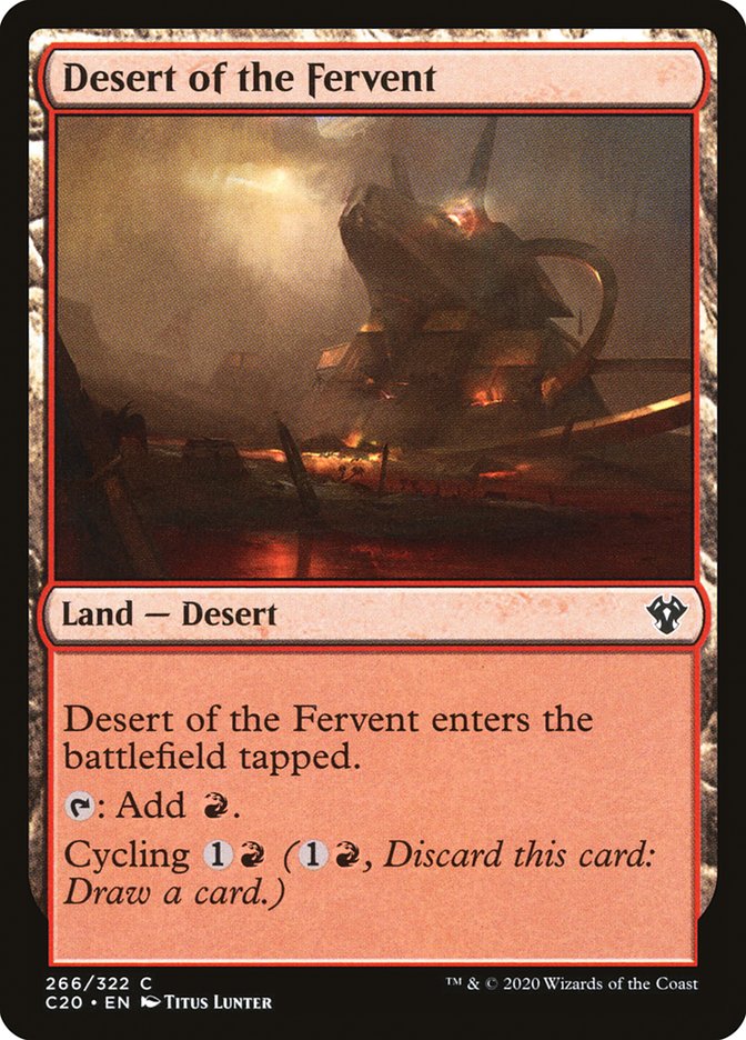 Desert of the Fervent [Commander 2020] | Empire Gaming NC