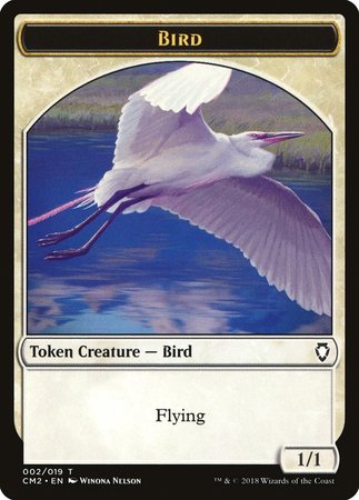 Bird Token [Commander Anthology Volume II Tokens] | Empire Gaming NC