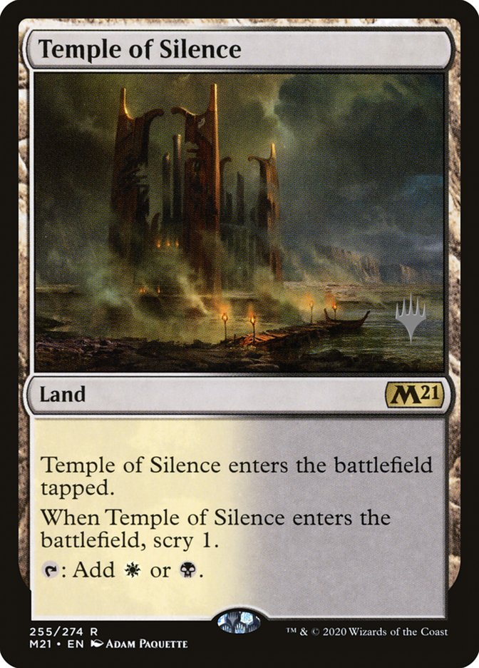 Temple of Silence (Promo Pack) [Core Set 2021 Promos] | Empire Gaming NC