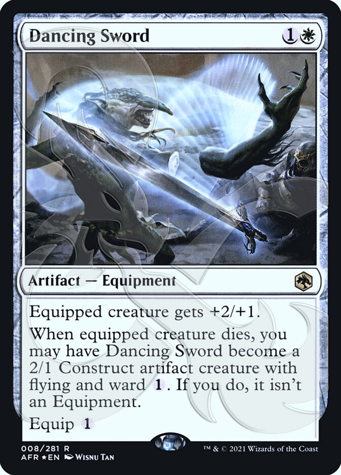 Dancing Sword (Ampersand Promo) [Dungeons & Dragons: Adventures in the Forgotten Realms Promos] | Empire Gaming NC