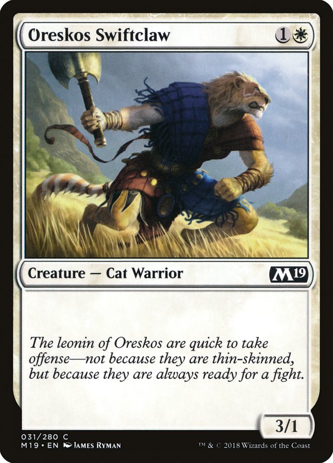 Oreskos Swiftclaw [Core Set 2019] | Empire Gaming NC