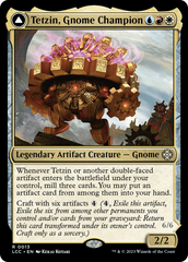 Tetzin, Gnome Champion // The Golden-Gear Colossus [The Lost Caverns of Ixalan Commander] | Empire Gaming NC