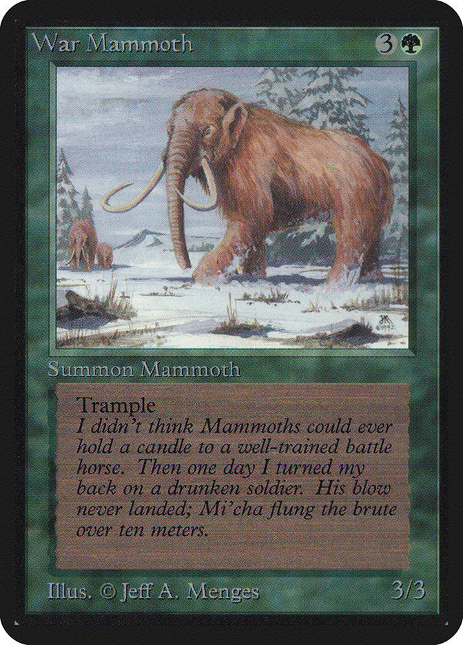 War Mammoth [Limited Edition Alpha] | Empire Gaming NC