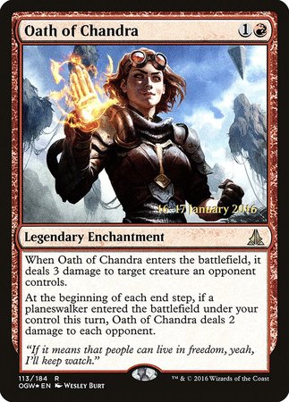 Oath of Chandra [Oath of the Gatewatch Promos] | Empire Gaming NC