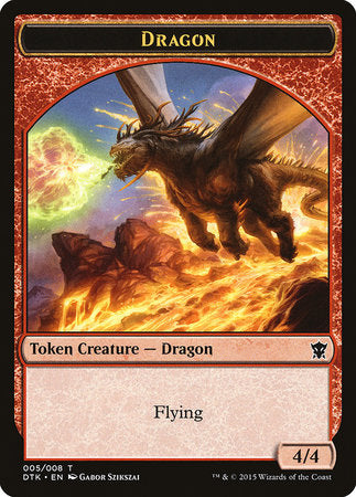 Dragon Token [Dragons of Tarkir Tokens] | Empire Gaming NC