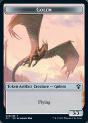 Golem (025) // Thopter Token [Commander 2021 Tokens] | Empire Gaming NC