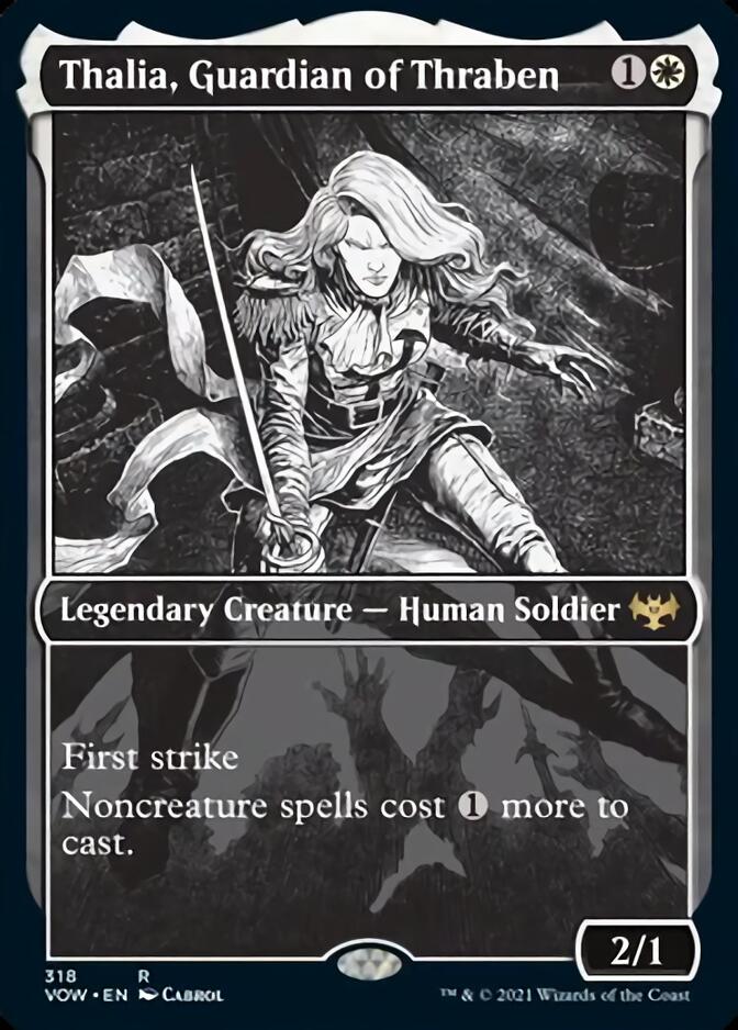 Thalia, Guardian of Thraben (Showcase Eternal Night) [Innistrad: Crimson Vow] | Empire Gaming NC