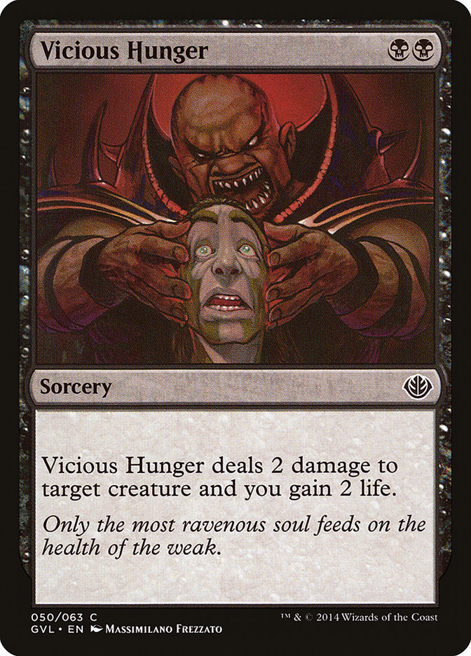 Vicious Hunger (Garruk vs. Liliana) [Duel Decks Anthology] | Empire Gaming NC