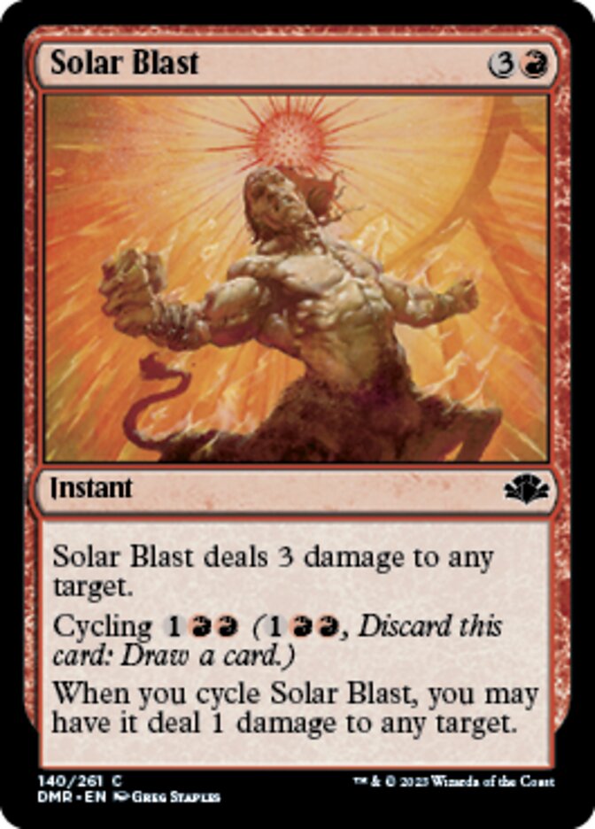 Solar Blast [Dominaria Remastered] | Empire Gaming NC