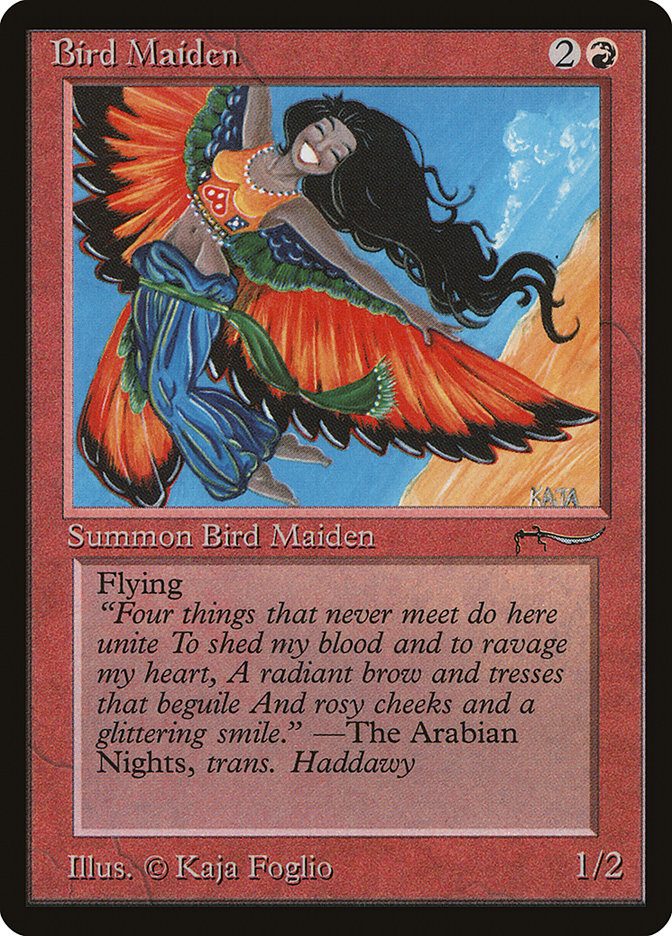 Bird Maiden (Light Mana Cost) [Arabian Nights] | Empire Gaming NC