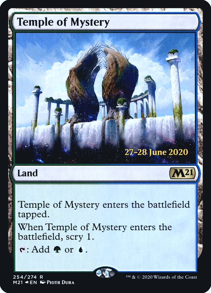 Temple of Mystery  [Core Set 2021 Prerelease Promos] | Empire Gaming NC