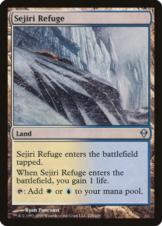 Sejiri Refuge [Zendikar] | Empire Gaming NC