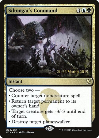 Silumgar's Command [Dragons of Tarkir Promos] | Empire Gaming NC