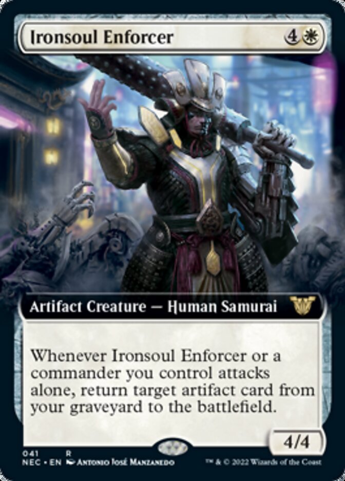 Ironsoul Enforcer (Extended) [Kamigawa: Neon Dynasty Commander] | Empire Gaming NC