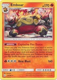 Emboar (33/236) [SM - Cosmic Eclipse] | Empire Gaming NC