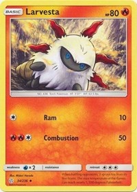 Larvesta (34/236) [SM - Cosmic Eclipse] | Empire Gaming NC