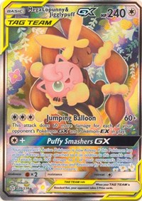 Mega Lopunny & Jigglypuff GX (Alternate Art) (226/236) [SM - Cosmic Eclipse] | Empire Gaming NC