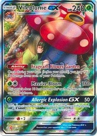 Vileplume GX (Full Art) (211/236) [SM - Cosmic Eclipse] | Empire Gaming NC