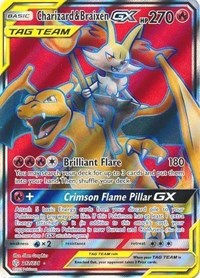 Charizard & Braixen GX (Full Art) (212/236) [SM - Cosmic Eclipse] | Empire Gaming NC