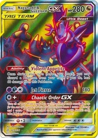 Naganadel & Guzzlord GX (Full Art) (223/236) [SM - Cosmic Eclipse] | Empire Gaming NC