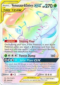 Venusaur & Snivy GX (Secret) (249/236) [SM - Cosmic Eclipse] | Empire Gaming NC