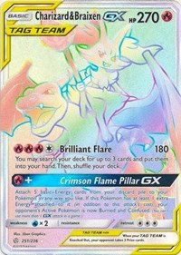 Charizard & Braixen GX (Secret) (251/236) [SM - Cosmic Eclipse] | Empire Gaming NC