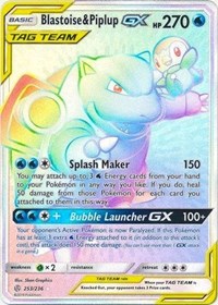 Blastoise & Piplup GX (Secret) (253/236) [SM - Cosmic Eclipse] | Empire Gaming NC