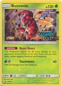 Buzzwole - SM218 (Prerelease Promo) [Staff] (SM218) [SM Promos] | Empire Gaming NC