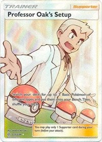 Professor Oak's Setup (Full Art) (233/236) [SM - Cosmic Eclipse] | Empire Gaming NC