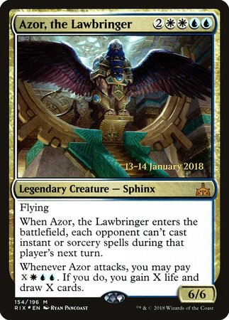 Azor, the Lawbringer [Rivals of Ixalan Promos] | Empire Gaming NC