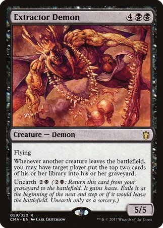 Extractor Demon [Commander Anthology] | Empire Gaming NC