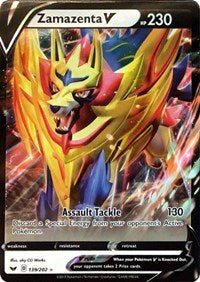 Zamazenta V (139/202) [Jumbo Cards] | Empire Gaming NC