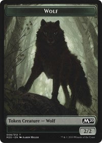 Zombie // Wolf Double-Sided Token [Magic Game Night 2019] | Empire Gaming NC