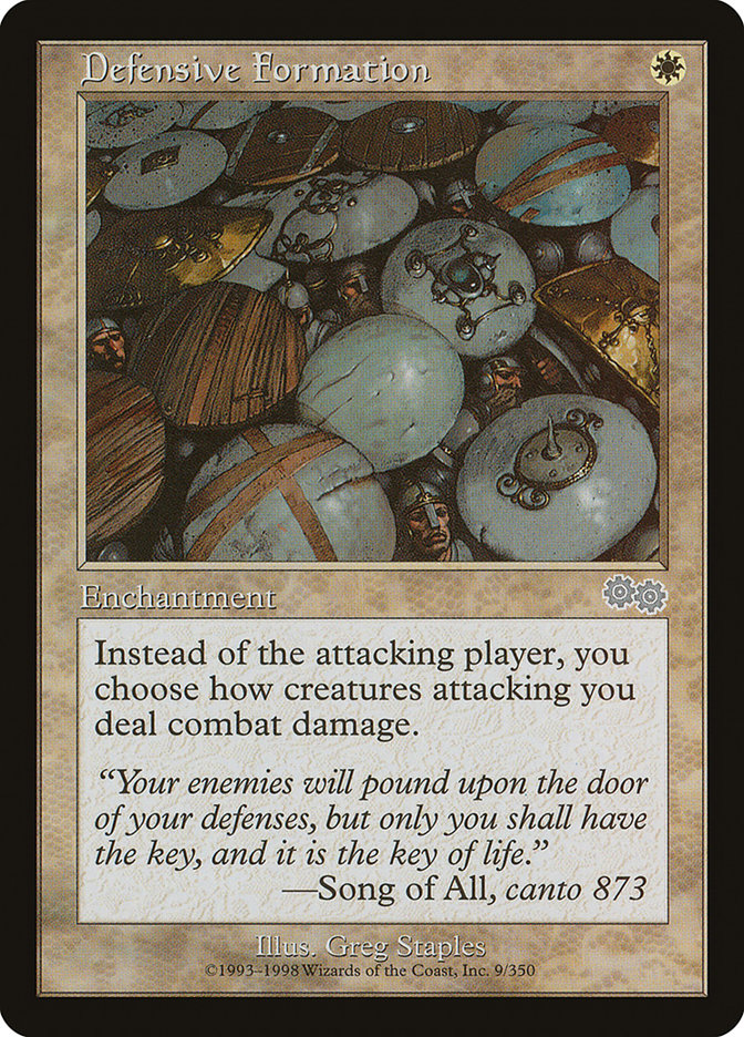 Defensive Formation [Urza's Saga] | Empire Gaming NC