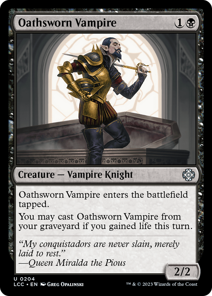 Oathsworn Vampire [The Lost Caverns of Ixalan Commander] | Empire Gaming NC