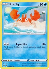 Krabby (043) (043/202) [SWSH01: Sword & Shield Base Set] | Empire Gaming NC