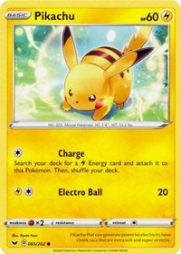 Pikachu (065/202) [SWSH01: Sword & Shield Base Set] | Empire Gaming NC