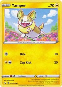 Yamper (074) (074/202) [SWSH01: Sword & Shield Base Set] | Empire Gaming NC