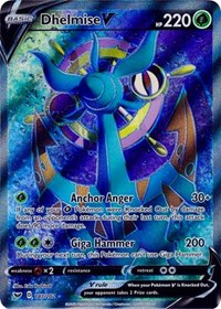 Dhelmise V (Full Art) (187/202) [SWSH01: Sword & Shield Base Set] | Empire Gaming NC