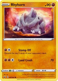 Rhyhorn (097) (097/202) [SWSH01: Sword & Shield Base Set] | Empire Gaming NC