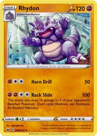 Rhydon (098/202) [SWSH01: Sword & Shield Base Set] | Empire Gaming NC