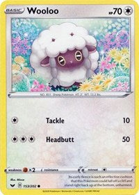 Wooloo (153) (153/202) [SWSH01: Sword & Shield Base Set] | Empire Gaming NC