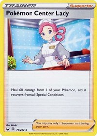 Pokemon Center Lady (176/202) [SWSH01: Sword & Shield Base Set] | Empire Gaming NC