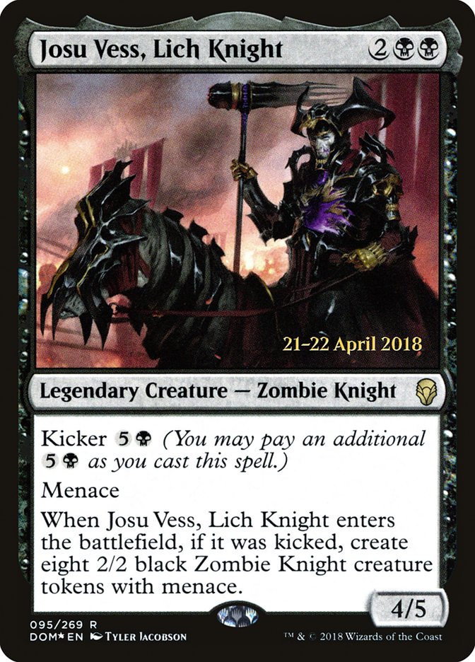 Josu Vess, Lich Knight [Dominaria Promos] | Empire Gaming NC