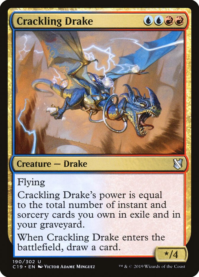 Crackling Drake [Commander 2019] | Empire Gaming NC