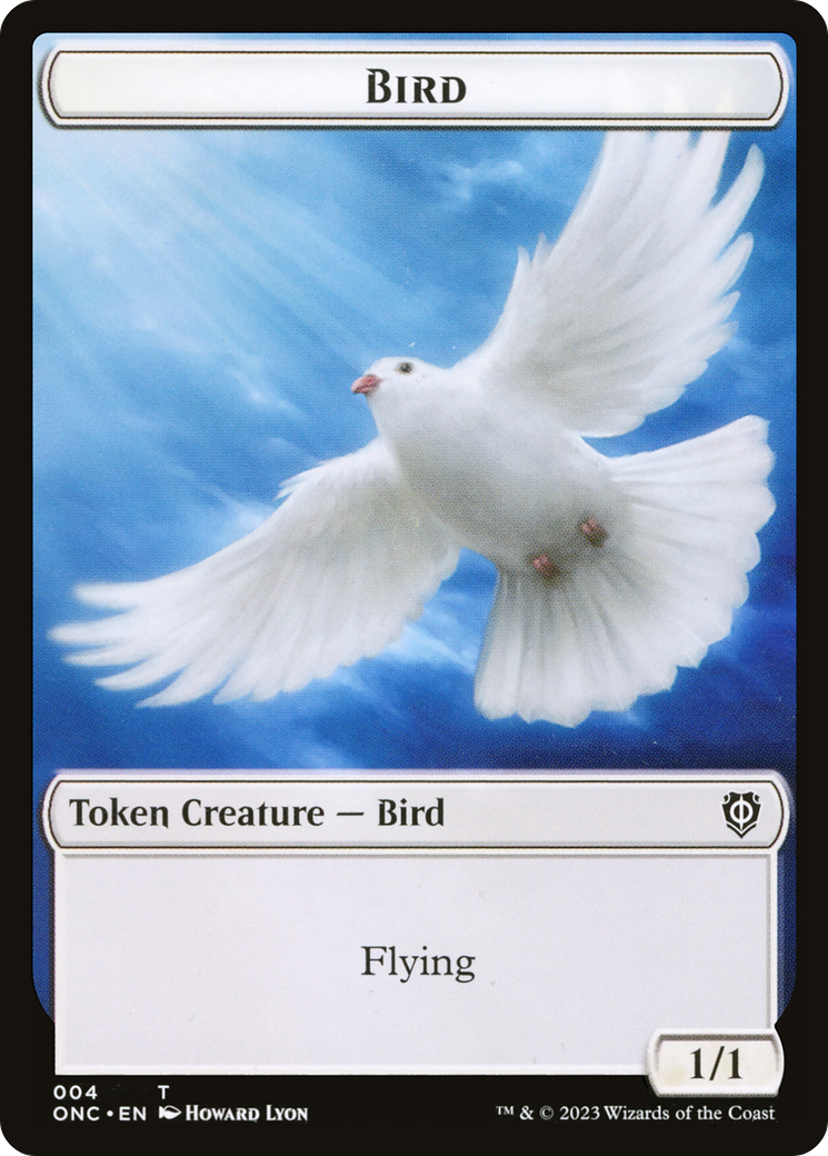 Bird // Cat Double-Sided Token [Phyrexia: All Will Be One Commander Tokens] | Empire Gaming NC