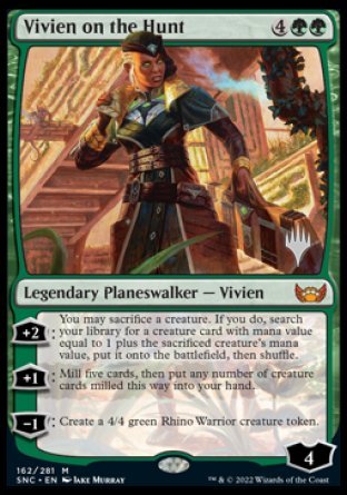 Vivien on the Hunt (Promo Pack) [Streets of New Capenna Promos] | Empire Gaming NC