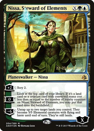 Nissa, Steward of Elements [Amonkhet Promos] | Empire Gaming NC